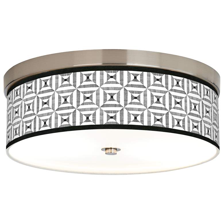 Image 1 Tile Illusion Giclee Energy Efficient Ceiling Light