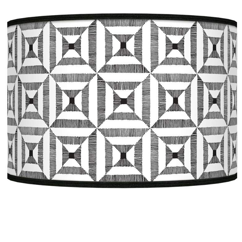 Image 1 Tile Illusion Giclee Shade 12x12x8.5 (Spider)