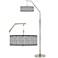 Tile Illusion Giclee Shade Arc Floor Lamp