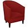 Tilley Antique Red Linen Tub Chair