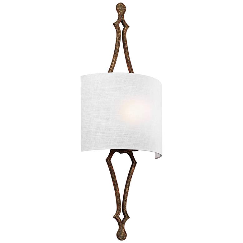 Image 1 Tilling 29 3/4" High Distressed Gold Leaf Wall Sconce