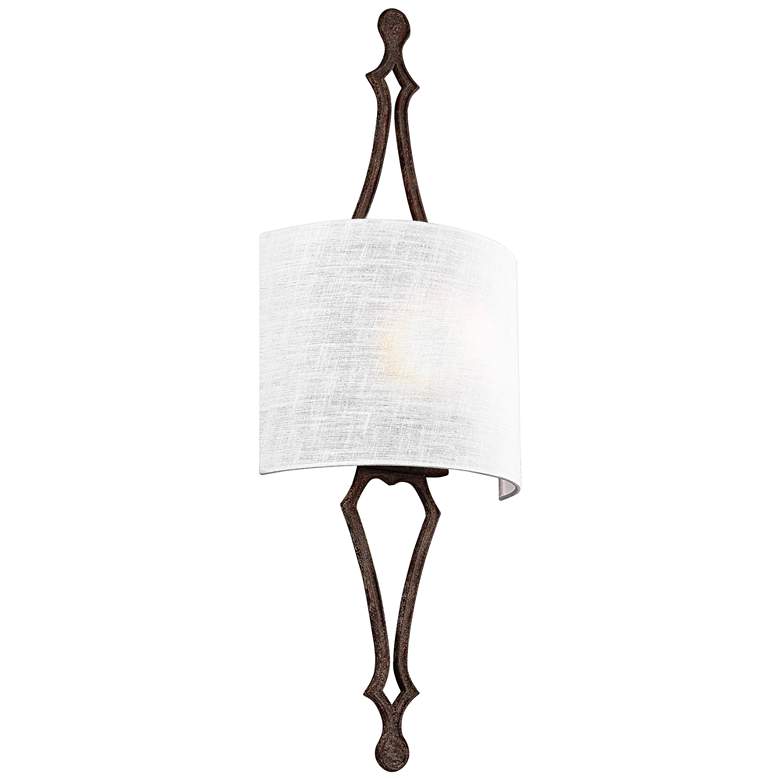 Image 1 Tilling 29 3/4" High Weathered Iron Wall Sconce