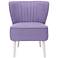 Tillson Purple Tufted Back Accent Chair