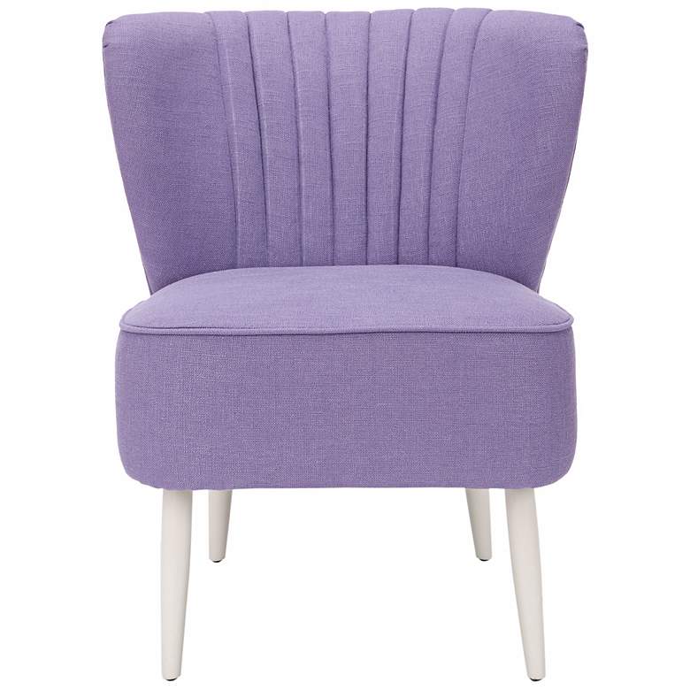 Image 1 Tillson Purple Tufted Back Accent Chair