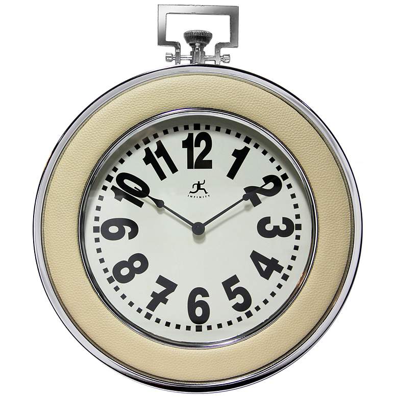 Image 1 Tilly Pocket Watch Style 16 inch Round Wall Clock