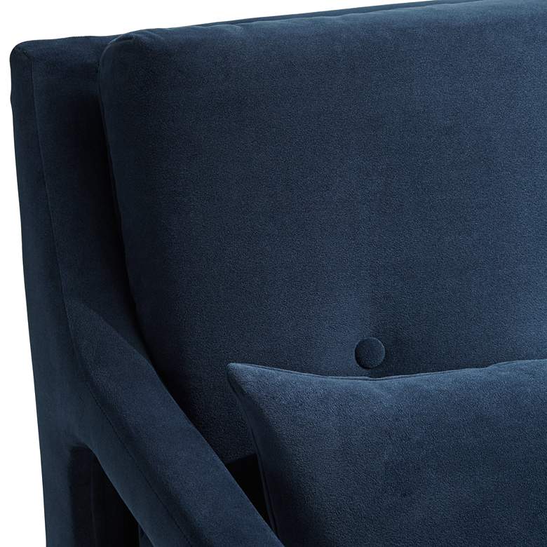 Image 6 Tilman Blue Fabric Tufted Accent Chair more views