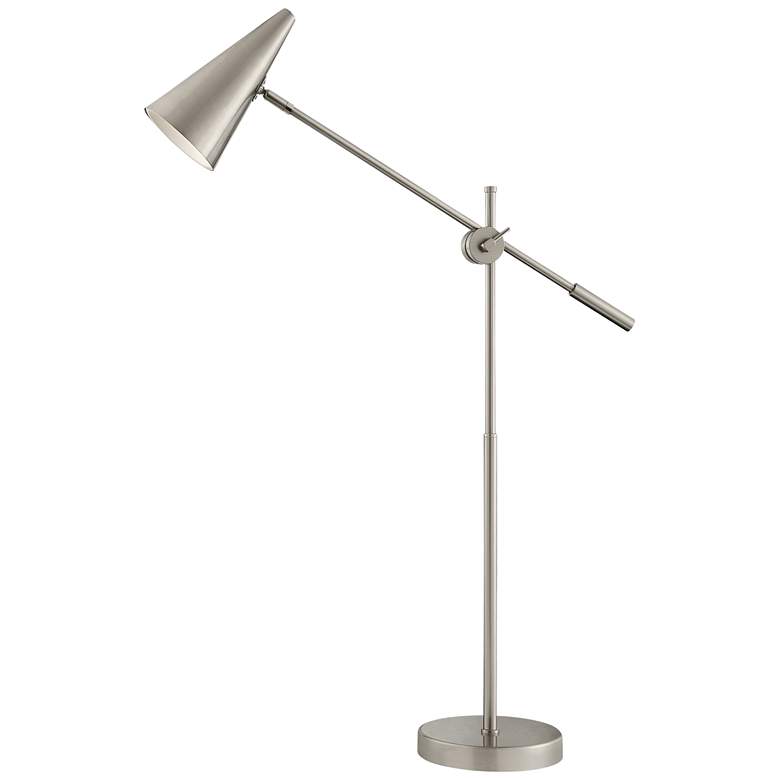 Image 1 Tilman Brushed Nickel Adjustable LED Desk Lamp
