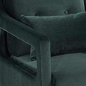 Image3 of Tilman Hunter Green Modern Accent Chair more views