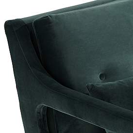 Image5 of Tilman Hunter Green Modern Accent Chair more views