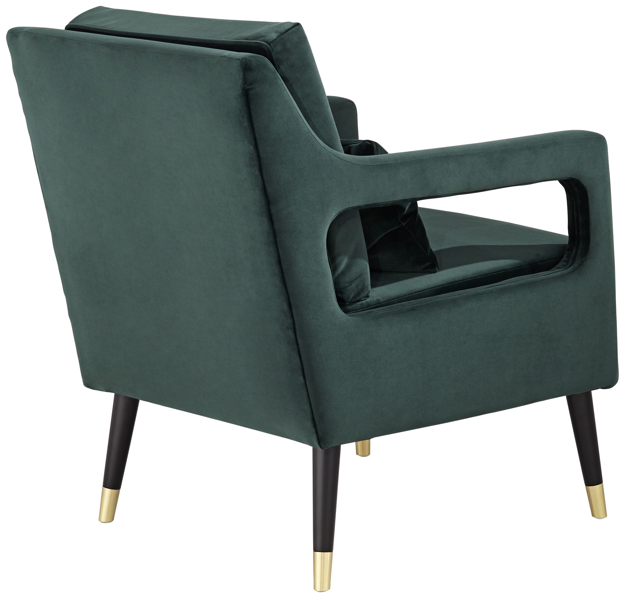 Tilman Hunter Green Modern Accent Chair in scene