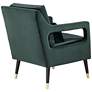 Tilman Hunter Green Modern Accent Chair