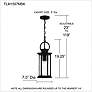7_Tilmore 1-Light Matte Black Mini Pendant Light more views
