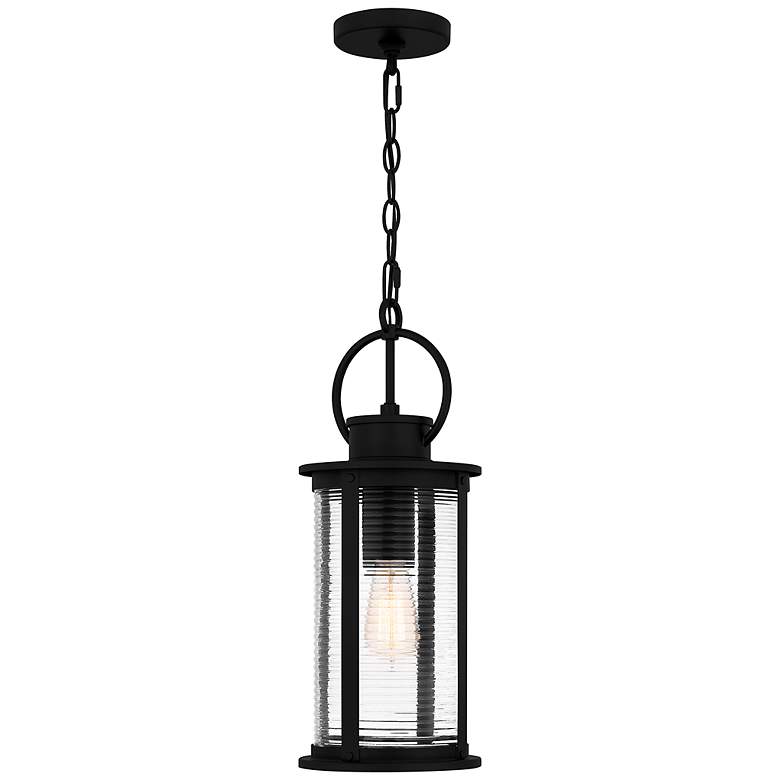 Image 1 Tilmore 1-Light Matte Black Outdoor Hanging Lantern