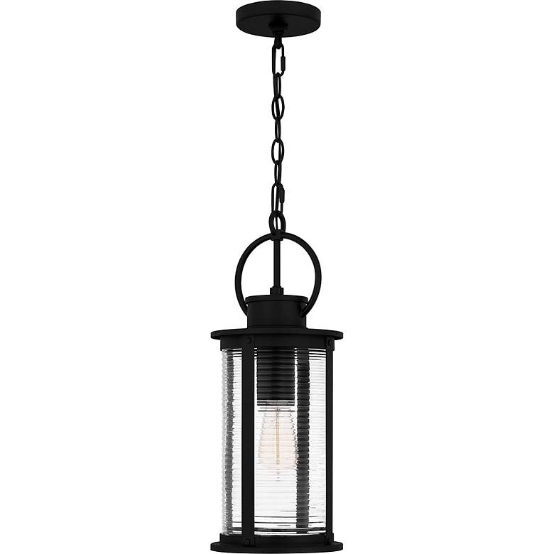 Image 2 Tilmore 1-Light Matte Black Outdoor Hanging Lantern more views
