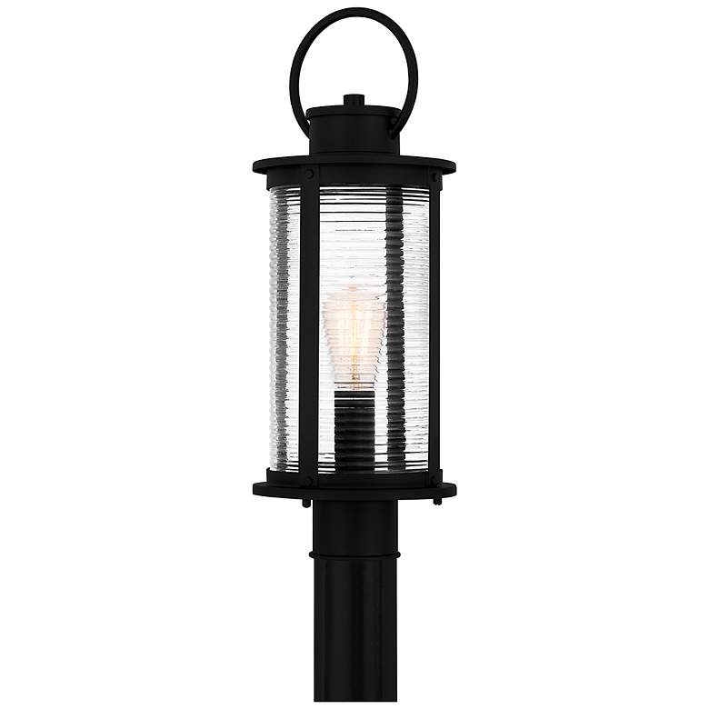 Image 1 Tilmore 1-Light Matte Black Outdoor Post Lantern