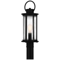Tilmore 1-Light Matte Black Outdoor Post Lantern