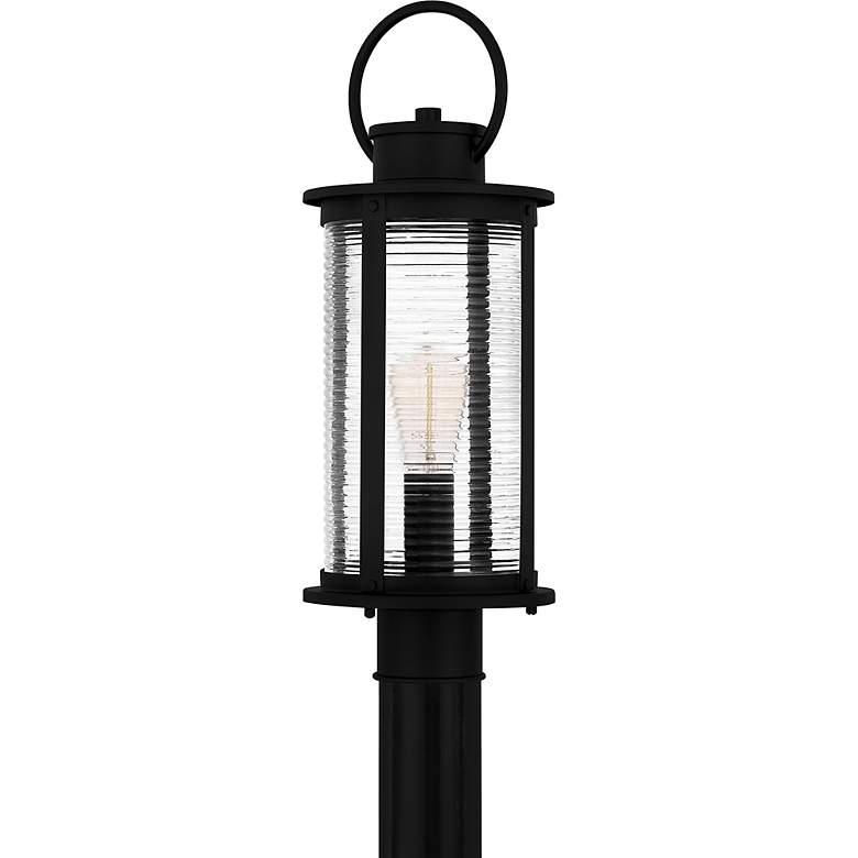 Image 2 Tilmore 1-Light Matte Black Outdoor Post Lantern more views