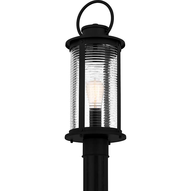 Image 4 Tilmore 1-Light Matte Black Outdoor Post Lantern more views