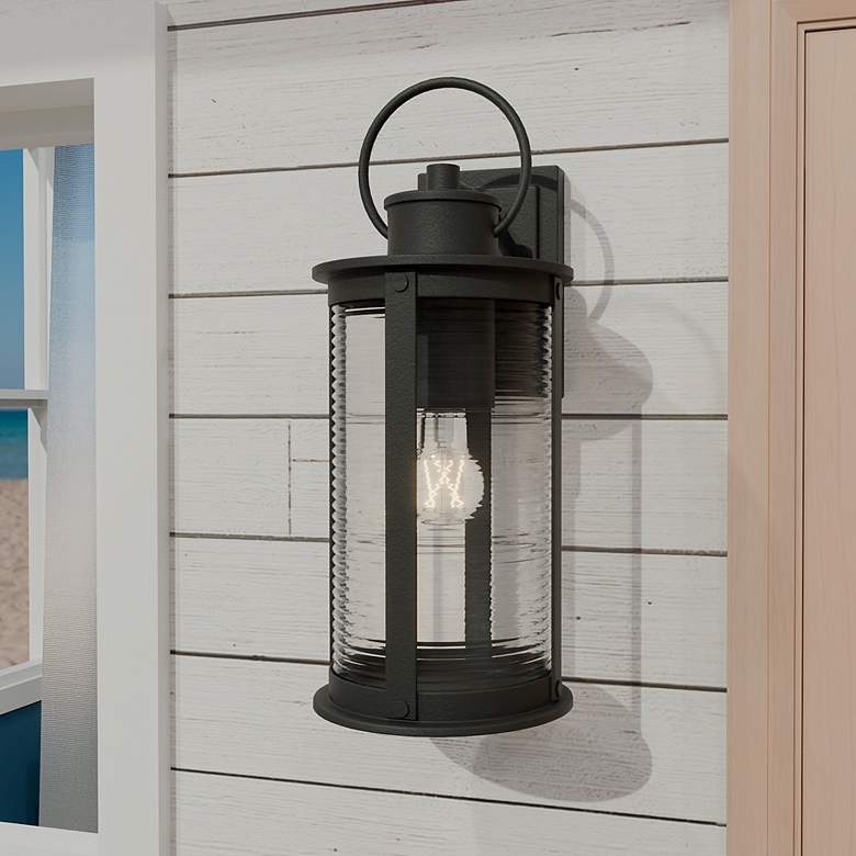 Image 1 Tilmore 1-Light Matte Black Outdoor Wall Lantern
