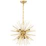 2_Timber 20" Wide Brass 8-Light Sputnik Pendant