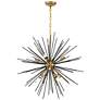 2_Timber 30" Wide Brass and Black Sputnik 8-Light Pendant
