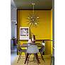 3_Timber 30" Wide Brass and Black Sputnik 8-Light Pendant more views