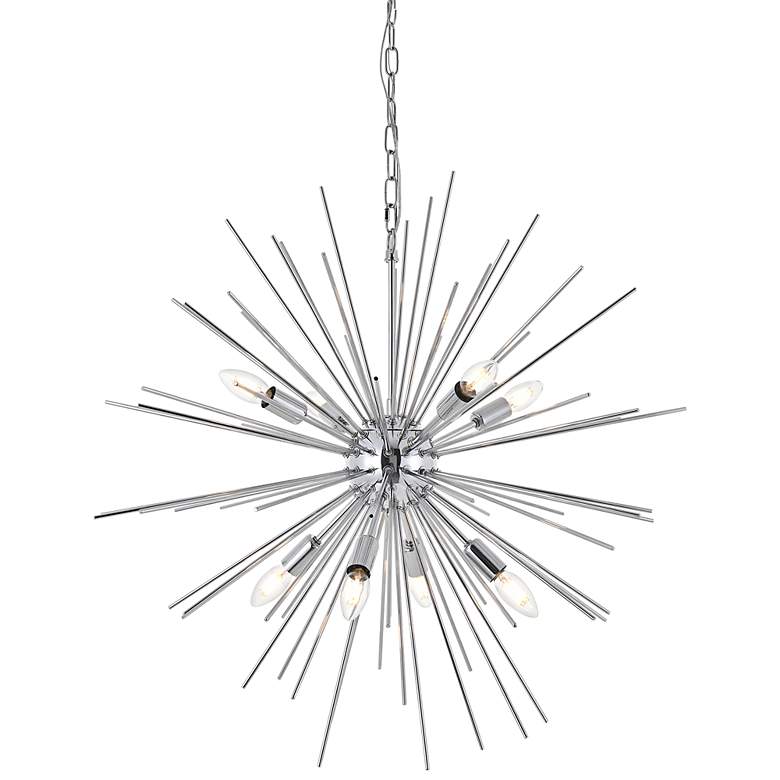 Image 3 Timber 8 Lt Chrome Pendant