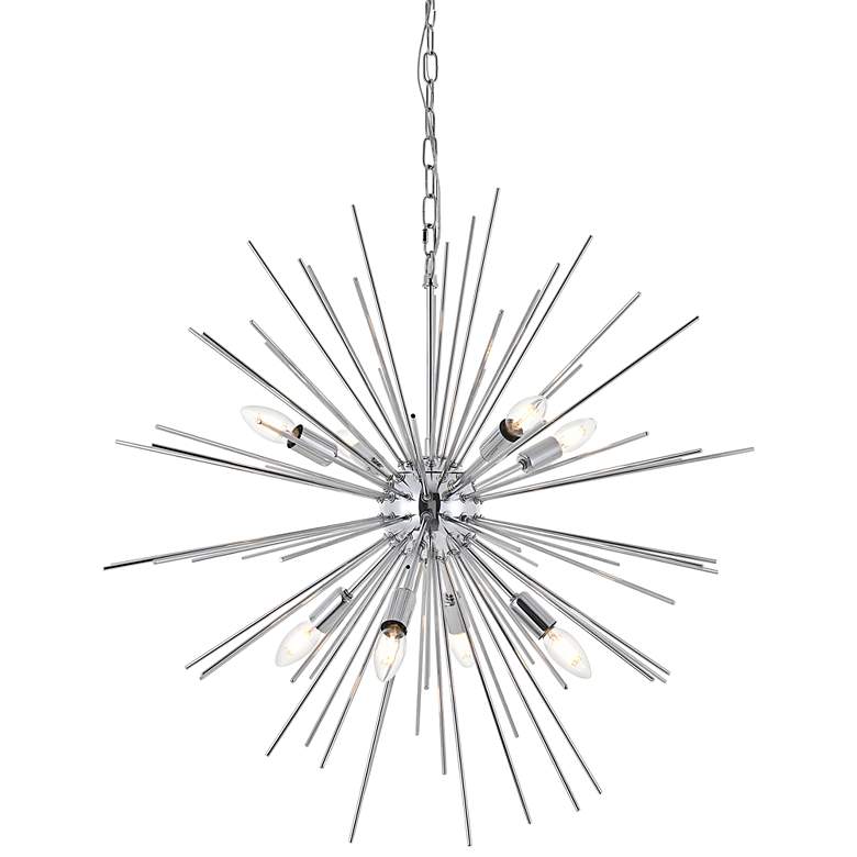 Image 1 Timber 8 Lt Chrome Pendant