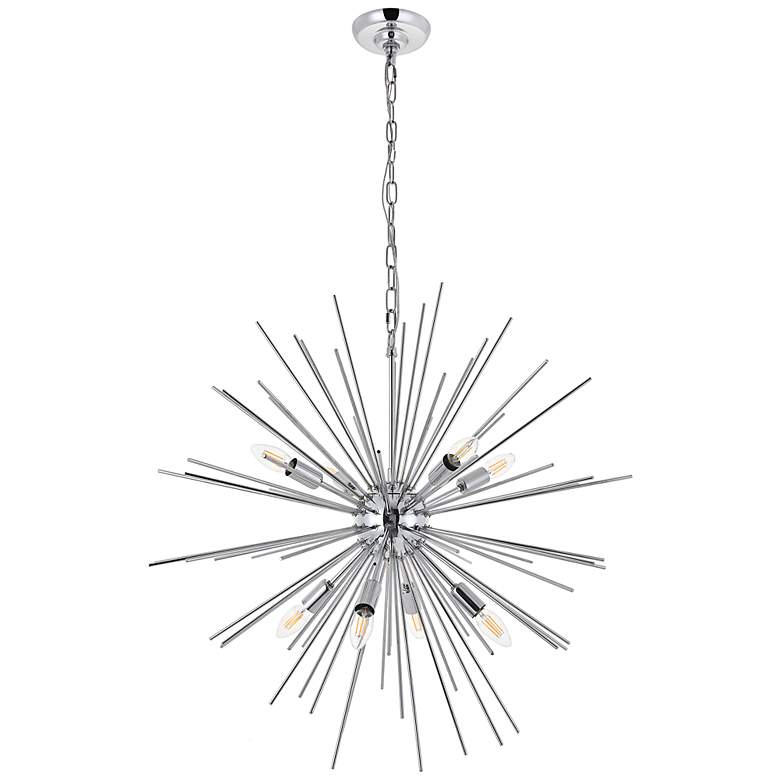 Image 5 Timber 8 Lt Chrome Pendant more views
