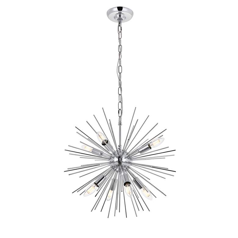 Image 5 Timber 8 Lt Chrome Pendant more views