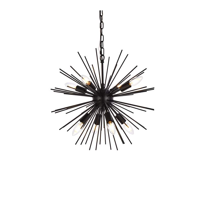 Image 3 Timber 8 Lts Black Pendant more views