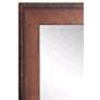 Timber Estate Walnut 30 1/2" x 65 1/2" Wood Floor Mirror