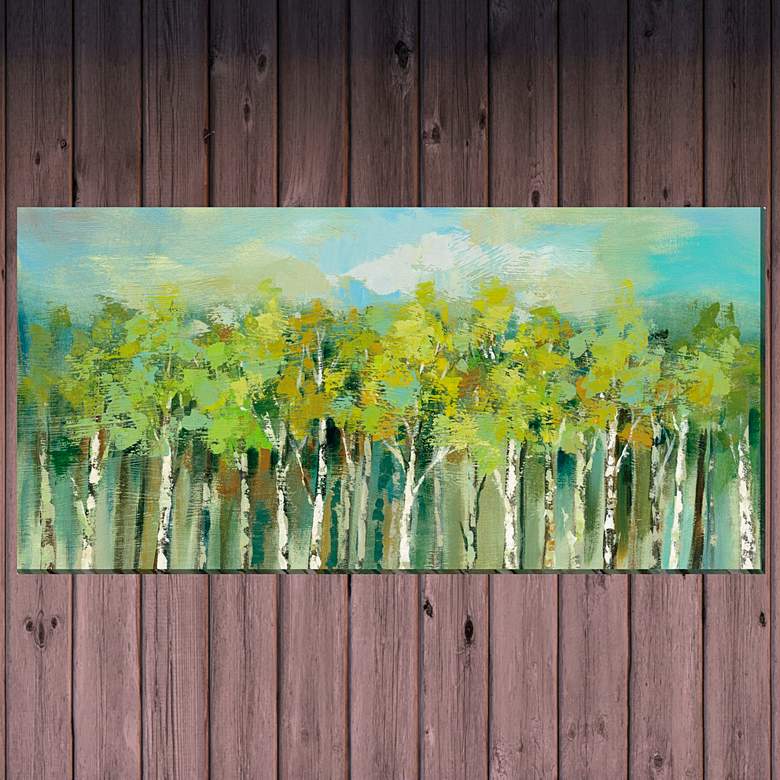Image 1 Timberline 48" Wide All-Weather Outdoor Canvas Wall Art