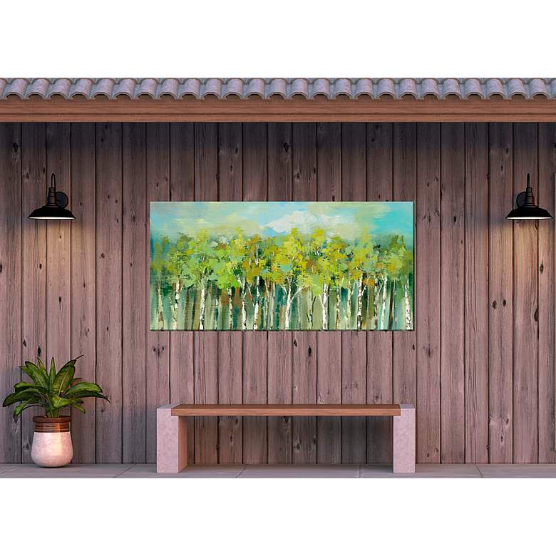 Image 4 Timberline 48" Wide All-Weather Outdoor Canvas Wall Art more views