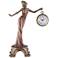 Time Figurine with Clock 17 1/2" Statue