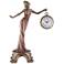 Time Figurine with Clock 17 1/2" Statue