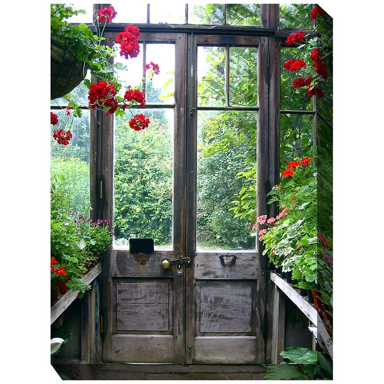 Image 1 Timeworn Doors 40" High All-Weather Outdoor Canvas Wall Art