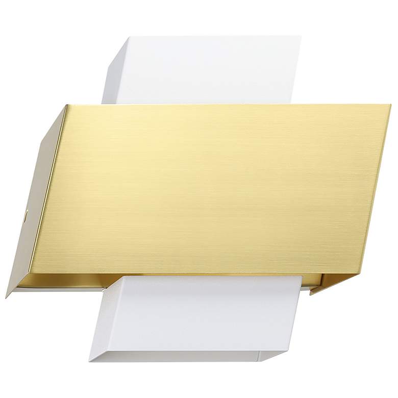 Image 1 Timparpossa 9.65" High Brushed Brass Wall Light