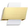 Timparpossa 9.65" High Brushed Brass Wall Light
