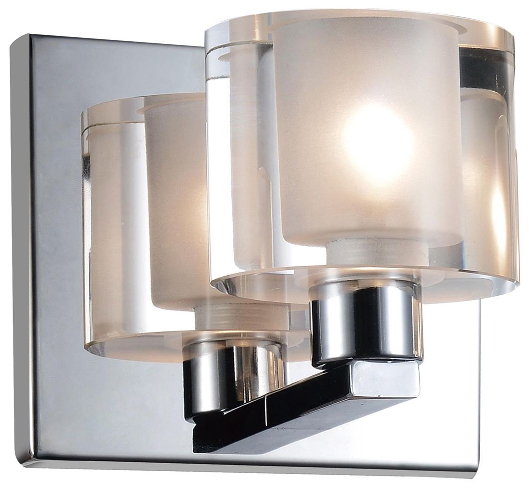 Tina 1 Light Chrome Wall Sconce
