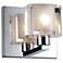 Tina 1 Light Wall Sconce With Chrome Finish