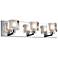 Tina 3 Light Wall Sconce With Chrome Finish