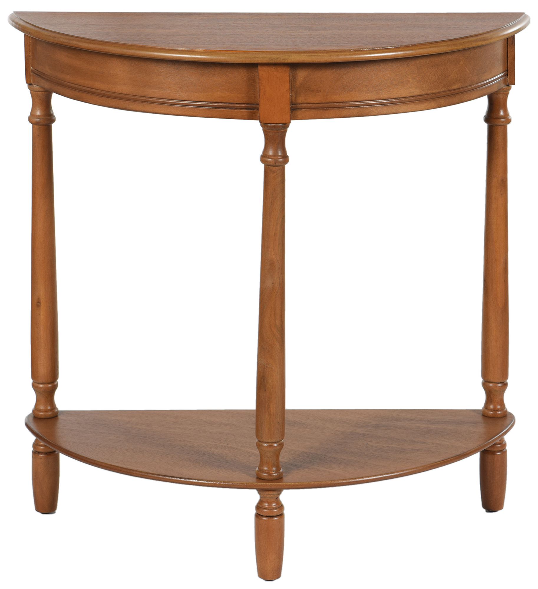 Tinsle 28 1/4" Wide Honeynut Half-Round End Table