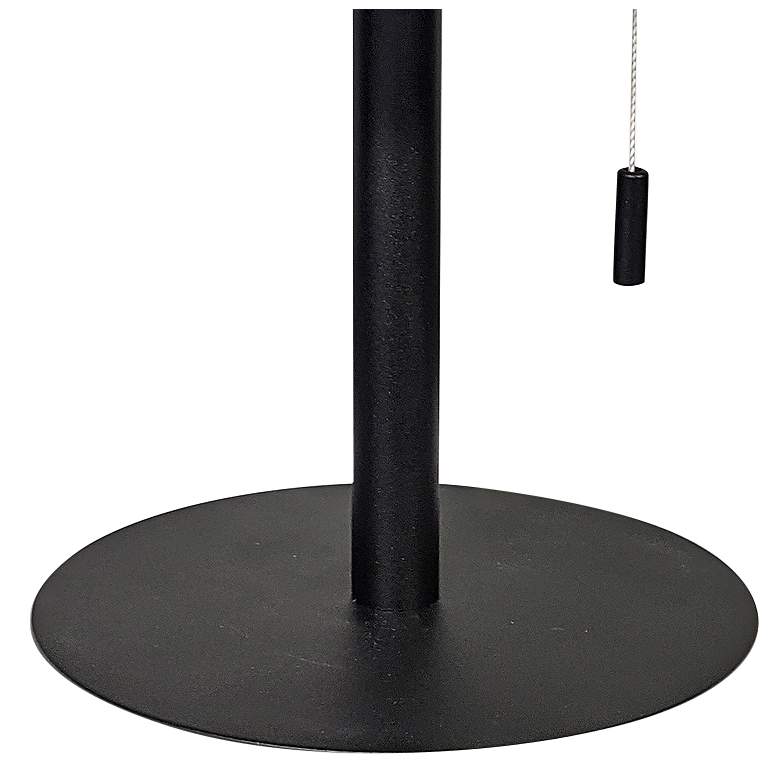 Image 4 Tinsley 12" High Matte Black Metal LED Accent Table Lamp more views