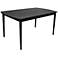 Tintori Black Solid Wood Dining Table
