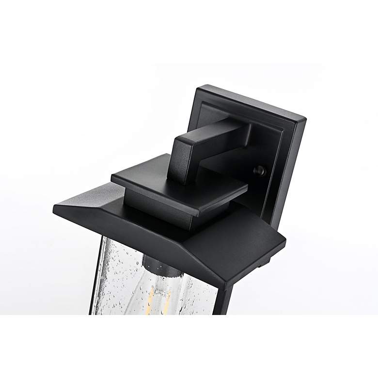 Image 5 Tioga 12" High Black Outdoor Wall Light more views