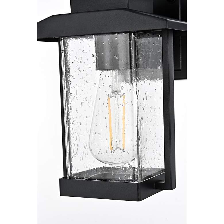Image 6 Tioga 12" High Black Outdoor Wall Light more views