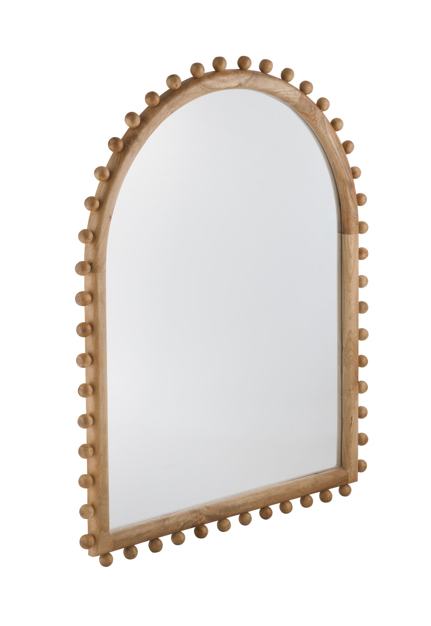 Image 2 Tioga Natural Wood 40" x 50" Oversized Wall Mirror more views