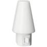 Tipi 3 1/4" High White Manual Frosted LED Night Light