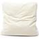 Tipsy Cream Fabric 20" Square Floppy Pillow